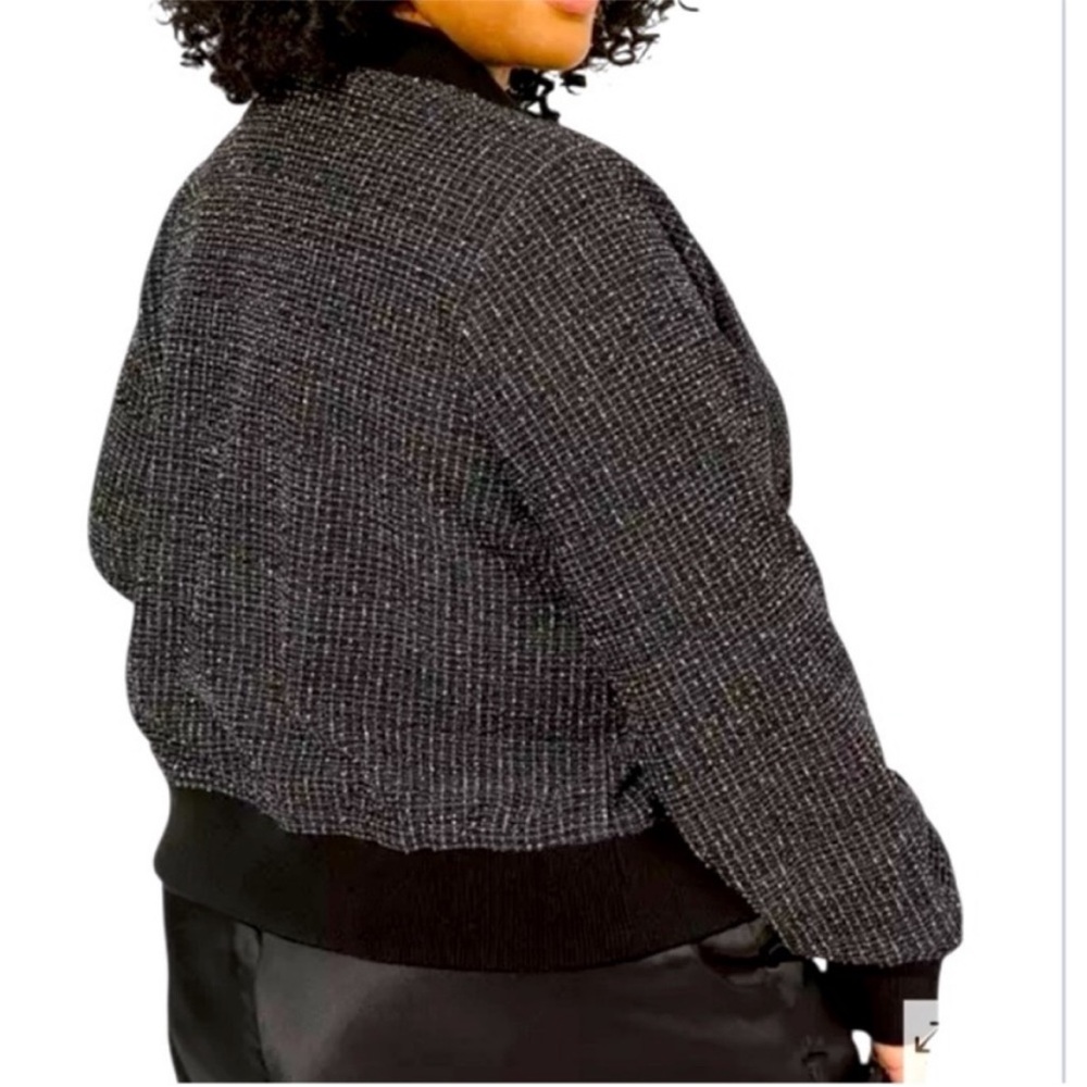 Torrid Boucle Varsity Bomber Jacket 1X NWT - Picture 2 of 8